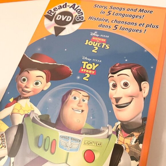 5 Read Along DVDs Lion King Little Mermaid Toy Story Lilo Jungle Book - Picture 5 of 16